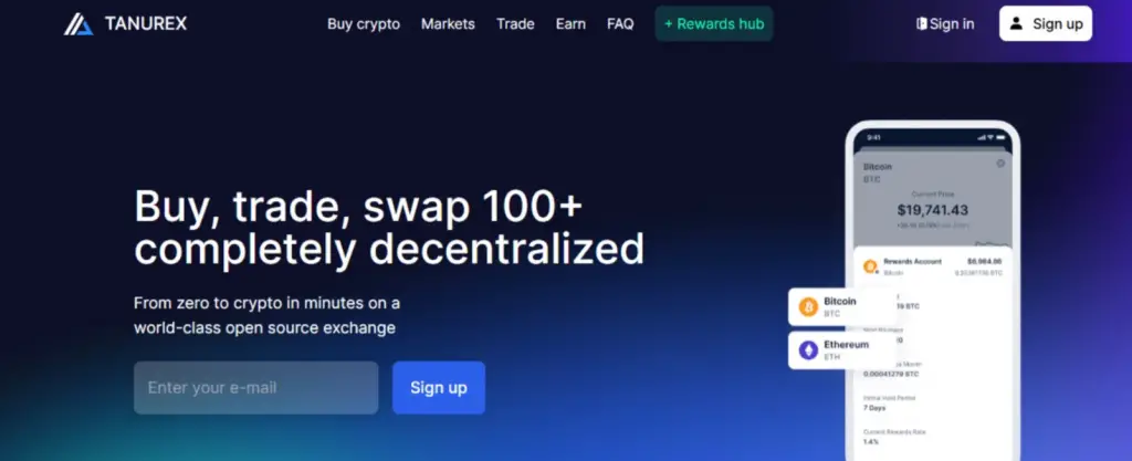Tanurex.com Homepage