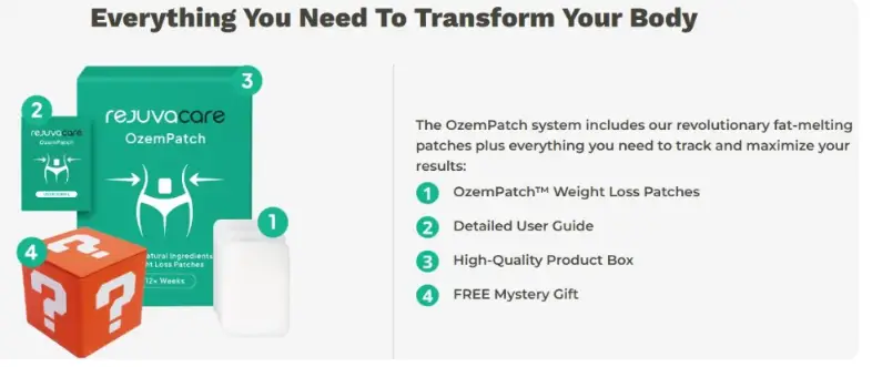 Rejuvacare OzemPatch Homepage