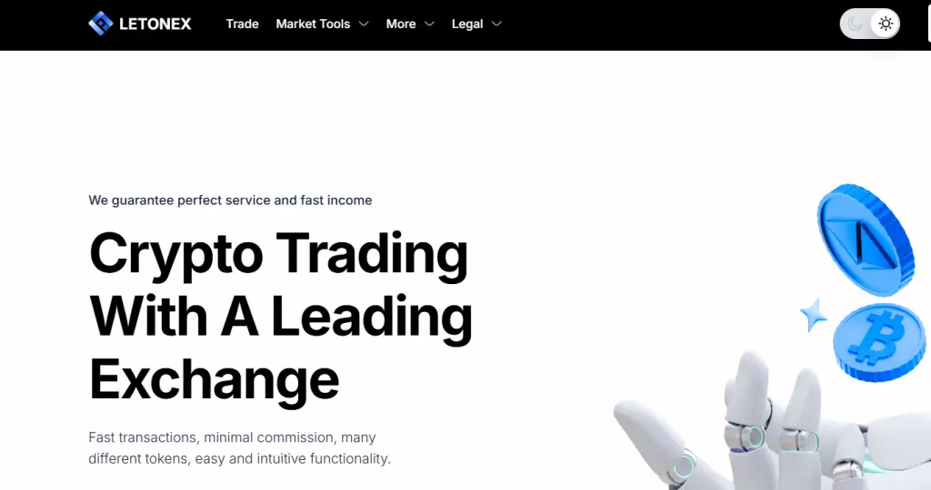 Letonex Homepage