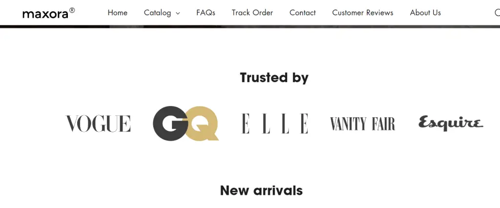 Maxora Homepage